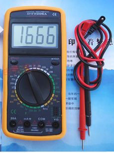 digital multimeter  dT-9206A คุ้มมากมี3ตัวสุดท้าย